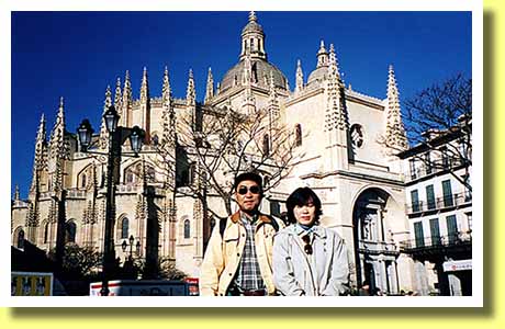 スペインの街セゴビアの大聖堂