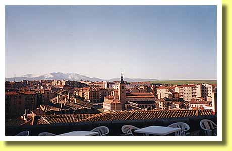 スペインの街セゴビアの風景